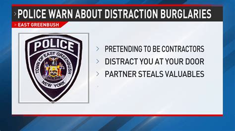 East Greenbush PD warns of increase in distraction burglaries